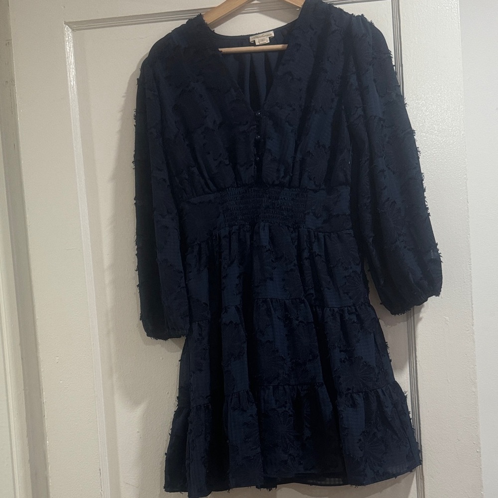Shoshanna Dark Blue Kids Casual Dress